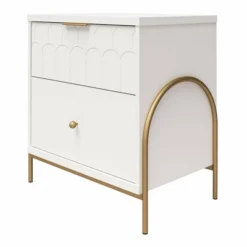 Anastasia Nightstand White - CosmoLiving By Cosmopolitan -DreamNest Store GUEST d4ffe90c 43c2 4643 b813 f2232dd2fd14