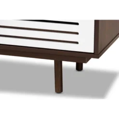 6 Drawer Wood Dresser And Meike Two-Tone Walnut/White - Baxton Studio -DreamNest Store GUEST d52a8a8b 9f45 41b1 908d c7c871933660