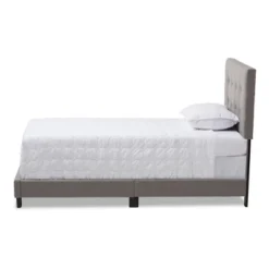 Twin Brookfield Modern And Contemporary Fabric Upholstered Bed - Baxton Studio