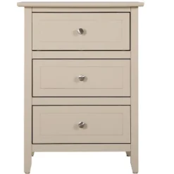 Passion Furniture Daniel 3-Drawer Nightstand (25 In. H X 15 In. W X 19 In. D) -DreamNest Store GUEST d6ab2c10 9581 4eb5 8706 ad6c033ac9a0