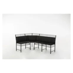 2pc Gareth Breakfast Nook Dining L Chair & Bench Black ( ) - Boraam 27 2pc Gareth Breakfast Nook Dining L Chair & Bench Black ( ) - Boraam -DreamNest Store GUEST d6bb9dc0 fa09 4c0e b53d bb9e25d63909