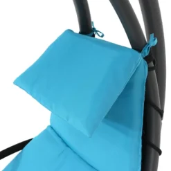 Sunnydaze Decor Sunnydaze Outdoor Hanging Chaise Floating Lounge Chair With Canopy Umbrella And Arc Stand 14 Sunnydaze Decor Sunnydaze Outdoor Hanging Chaise Floating Lounge Chair With Canopy Umbrella And Arc Stand -DreamNest Store GUEST d6c87df4 ab8f 435c 9337 193ced7d88f1