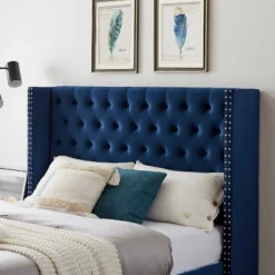 Button-Tufted Platform Bed With One Nightstand - ModernLuxe 16 Button-Tufted Platform Bed With One Nightstand - ModernLuxe -DreamNest Store GUEST d6e4620a 369f 4e00 8a87 c0052d306e47