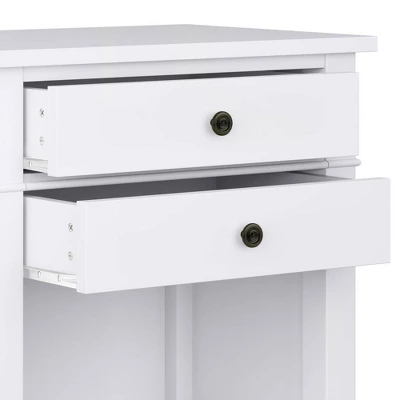 24" Sterling Solid Wood Nightstand White - WyndenHall 3 24" Sterling Solid Wood Nightstand White - WyndenHall - Image 3