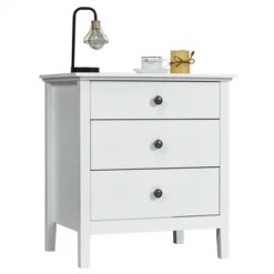 Costway Nightstand Beside End Side Table Accent Table Organizer W/3 Drawers White 13 Costway Nightstand Beside End Side Table Accent Table Organizer W/3 Drawers White -DreamNest Store GUEST d723502e 4321 47c8 b5b6 f8573cefcc9f