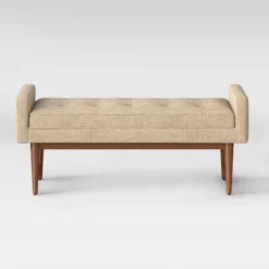 Verken Mid Century Modern Settee Bench - Threshold™ 20 Verken Mid Century Modern Settee Bench - Threshold™ -DreamNest Store GUEST d8113748 d30c 4295 9806 6a553d0c244b