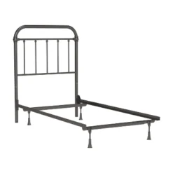 Twin Kirkland Metal Headboard With Frame Aged Pewter - Hillsdale Furniture -DreamNest Store GUEST d9c243b0 0065 4bf3 bdb2 0459026ec62c