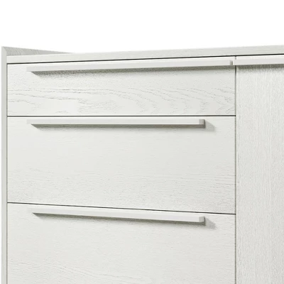 Clio Manufactured Wood Horizontal 3-Drawer Dresser With Solid Wood Legs-Maison Boucle 7 Clio Manufactured Wood Horizontal 3-Drawer Dresser With Solid Wood Legs-Maison Boucle - Image 7