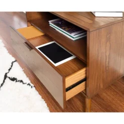 Reid 1 Drawer Nightstand Walnut - Linon 21 Reid 1 Drawer Nightstand Walnut - Linon -DreamNest Store GUEST da548ddd 5b77 41d2 8560 9e113da69fe7