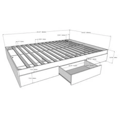 Queen Storage Platform Bed - Nexera -DreamNest Store GUEST da8df22c 6c9a 4b91 86a1 46e7b3fe2b8e
