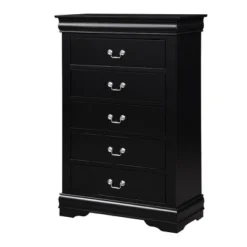 31" Louis Philippe Chest Black - Acme Furniture