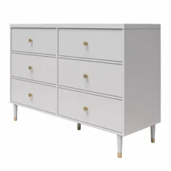 Elizabeth 6 Drawer Dresser Gray - CosmoLiving By Cosmopolitan 8 Elizabeth 6 Drawer Dresser Gray - CosmoLiving By Cosmopolitan -DreamNest Store GUEST dbba7b40 3a92 416d ab30 a0cd0a2970fb