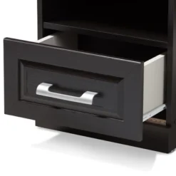 Odelia Modern And Contemporary Finished 1 Drawer Nightstand Dark Brown - Baxton Studio -DreamNest Store GUEST dbd9b894 72c4 4e70 a925 e6c016311ca4