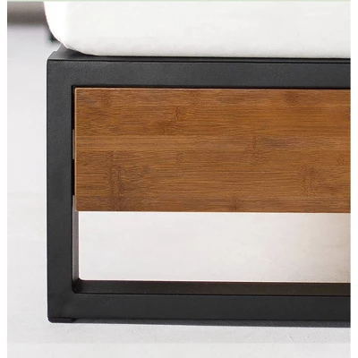 6" Suzanne Platforma Bed Frame Without Headboard Black - Zinus 2 6" Suzanne Platforma Bed Frame Without Headboard Black - Zinus - Image 2