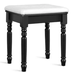 Tangkula 7 Drawers Tri-Folding Vanity Mirror Makeup Dressing Table Set W/ Necklace Hook -DreamNest Store GUEST dcc4305c 6c7a 466e 8196 1bbde329b5b1