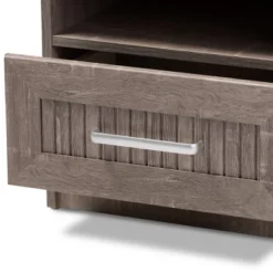 Gallia Modern And Contemporary Oak Finished 1 Drawer Nightstand Brown - Baxton Studio 12 Gallia Modern And Contemporary Oak Finished 1 Drawer Nightstand Brown - Baxton Studio -DreamNest Store GUEST dce9e8d1 d207 462b bc04 522b91b4610d
