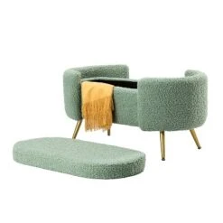 Alina Storage Bench With Metal Legs For Bedroom | ARTFUL LIVING DESIGN -DreamNest Store GUEST df60f987 5f42 4456 9e76 4d7c294d295d