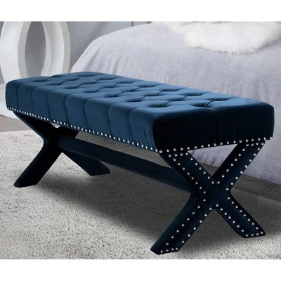 Bentley Bench Navy - Chic Home Design 6 Bentley Bench Navy - Chic Home Design - Image 6
