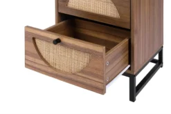 Arina Natural Rattan 20.87'' H X 15.75'' W X 15.75'' D Queen Size 2 Drawer Nightstand With Storage - The Pop Maison -DreamNest Store GUEST e111cd4d 1153 4ce3 89b4 89f8eb95493f