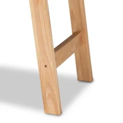 Nahla Rustic Wood Accent Bench Black/Oak Brown - Baxton Studio -DreamNest Store GUEST e1607330 8b79 475a 8042 7bd149d069a7