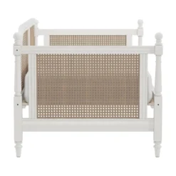 Twin Melanie Upholstered Daybed White Fabric - Hillsdale Furniture -DreamNest Store GUEST e168fc43 f7cf 41ef a0d1 7e85dec8cf08