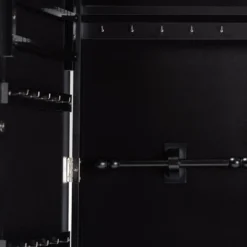 Pontus Wood Wall-Mountable Jewelry Armoire With Mirror - Baxton Studio -DreamNest Store GUEST e1876f3f 9e71 4ade b17c 489e6ebc4ea5