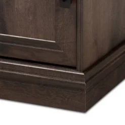 Nolan 1 Door Wood Nightstand Brown/Black - Baxton Studio -DreamNest Store GUEST e18a608c b6d7 45a7 bbb0 c898dd71e823