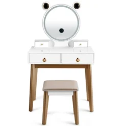 Costway Vanity Dressing Table Set Touch Screen Dimming Mirror 15 Costway Vanity Dressing Table Set Touch Screen Dimming Mirror -DreamNest Store GUEST e195238f 7639 46b4 8e74 7b911e8da5d4