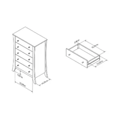 Weston 5 Drawer Chest Roasted Espresso - MiBasics -DreamNest Store GUEST e264c9a3 2db8 444f 83b7 d30c774bc719