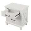 Organnice Wood 2-Drawer Nightstand