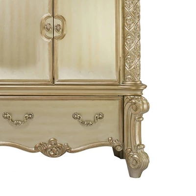 44" Vendome Bedroom Set Gold Patina/Bone White - Acme Furniture 2 44" Vendome Bedroom Set Gold Patina/Bone White - Acme Furniture - Image 2