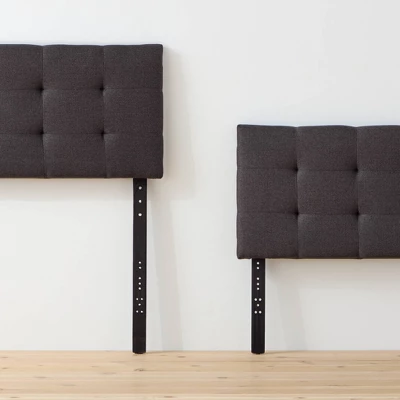 Emmie Adjustable Upholstered Headboard With Square Tufting - Brookside Home 6 Emmie Adjustable Upholstered Headboard With Square Tufting - Brookside Home - Image 6