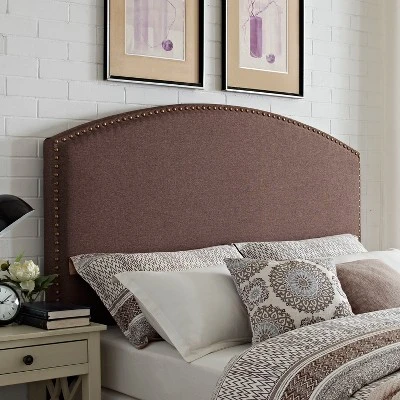 Cassie Curved Upholstered Headboard - Crosley 1 Cassie Curved Upholstered Headboard - Crosley