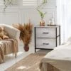 Sorbus Nightstand With Drawers For Home Bedroom Gray
