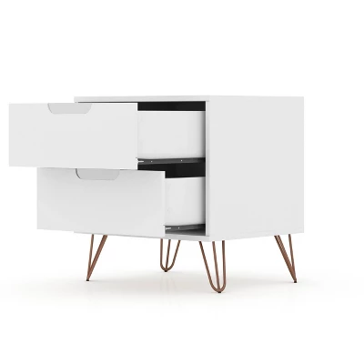 2.0 Rockefeller Nightstand - Manhattan Comfort 2 2.0 Rockefeller Nightstand - Manhattan Comfort - Image 2