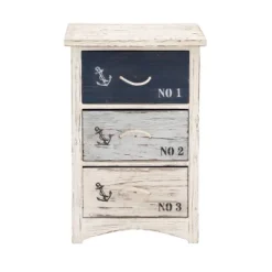 Wood 3 Drawer Chest White - Olivia & May -DreamNest Store GUEST e57b84a3 1a42 4de5 8fab 6b7d17f4c85a