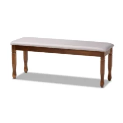 Corey Fabric Upholstered And Wood Dining Bench - Baxton Studio 14 Corey Fabric Upholstered And Wood Dining Bench - Baxton Studio -DreamNest Store GUEST e7a2705e 5249 4302 b1ea 54873d4ea0b1