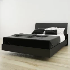 Avenue Platform Bed And Headboard Black - Nexera 7 Avenue Platform Bed And Headboard Black - Nexera -DreamNest Store GUEST e7d952be 771d 4947 9938 00bcc195717c