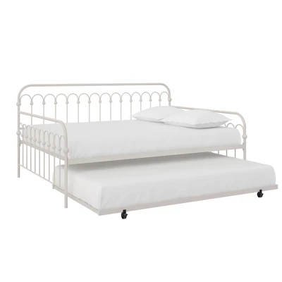 Twin Bright Pop Metal Daybed With Roll Out Trundle - Novogratz 3 Twin Bright Pop Metal Daybed With Roll Out Trundle - Novogratz - Image 3