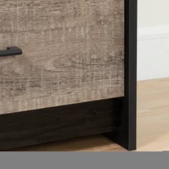 Londen 6 Drawer Double Dresser Weathered Oak/Black - South Shore 9 Londen 6 Drawer Double Dresser Weathered Oak/Black - South Shore -DreamNest Store GUEST e80dd223 b90c 4f0a b710 214918641341