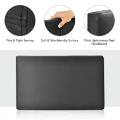Costway Twin Wall-mounted Headboard Linen Fabric Upholstered Padded Easy Assembly -DreamNest Store GUEST e86b16e2 a819 48a0 b72e 47235ac3a958