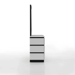 Pape Contemporary 6 Drawer Dresser With Mirror White/Metallic Gray - MiBasics 12 Pape Contemporary 6 Drawer Dresser With Mirror White/Metallic Gray - MiBasics -DreamNest Store GUEST e942e04d 8ba6 4886 af65 10db4d1a1846