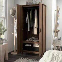 Andreasson Wardrobe Closet Distressed Walnut - HOMES: Inside + Out -DreamNest Store GUEST e9acbf75 7be1 4c2d bac9 bc14aacdf153