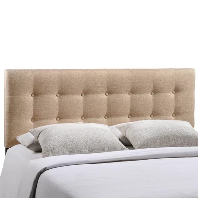 Emily Upholstered Fabric Headboard - Modway 1 Emily Upholstered Fabric Headboard - Modway
