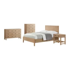 4pc Arden Wood Bedroom Set With 2 Drawer Nightstand With Open Shelf Light Driftwood - Alaterre Furniture 35 4pc Arden Wood Bedroom Set With 2 Drawer Nightstand With Open Shelf Light Driftwood - Alaterre Furniture -DreamNest Store GUEST eadb5ac0 ee16 40e9 bf8a 8c9f513000a5