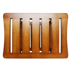 Oceanstar Solid Wood Spa Bench With Storage Shelf, Teak Color Finish 6 Oceanstar Solid Wood Spa Bench With Storage Shelf, Teak Color Finish -DreamNest Store GUEST eafe4bd3 0c7e 41cf a871 309e6855ec6e