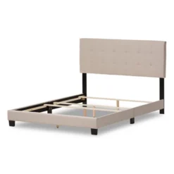 King Brookfield Modern And Contemporary Fabric Upholstered Grid Tufting Bed Beige - Baxton Studio 7 King Brookfield Modern And Contemporary Fabric Upholstered Grid Tufting Bed Beige - Baxton Studio -DreamNest Store GUEST eb59c2b8 e18f 49d0 ac4a cd243a302cdd