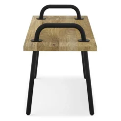 Sera Small Entryway Bench Natural - WyndenHall -DreamNest Store GUEST eb61a380 1be5 4d38 97d2 3099554dd64c