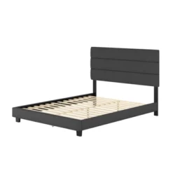 Marino Linen Channel Upholstered Platform Bed - Eco Dream -DreamNest Store GUEST eba3ac9c dbfa 4f4c b030 8ced276bf997