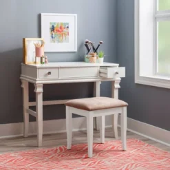 Adler Vanity Set White - Linon 26 Adler Vanity Set White - Linon -DreamNest Store GUEST ec4d63e3 ede1 4521 92c0 bad741e30b80